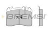 BREMSI BP2506 Brake Pad Set, disc brake